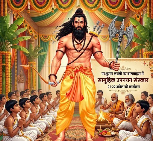 परशुराम जयंती पर बागबाहरा में सामूहिक उपनयन संस्कार, 21-22 अप्रैल को कार्यक्रम