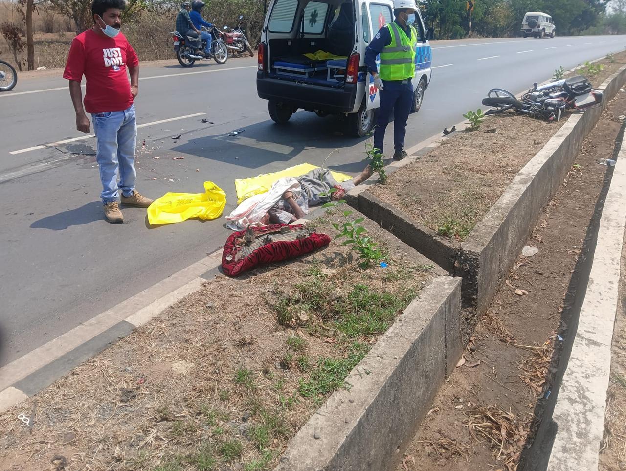 सड़क हादसे में एक की मौत