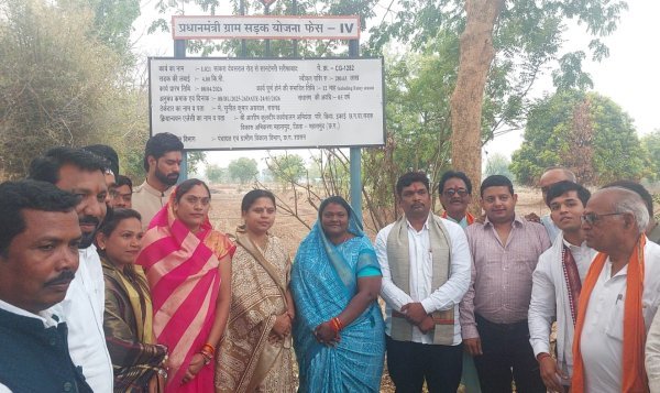 सानटेमरी में 44 सड़कों के निर्माण का भूमिपूजन, 77 करोड़ की लागत से होगा क्षेत्र का समग्र विकास