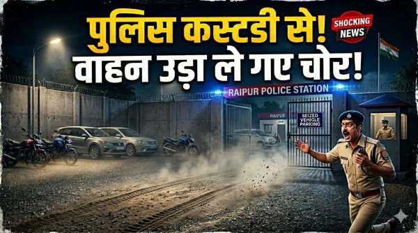 थाने के सामने से जब्त मेटाडोर चोरी, पुलिस सुरक्षा व्यवस्था पर उठे सवाल