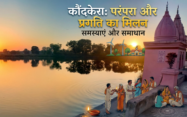 मेरा गांव  :  प्रकृति, परंपरा और परिवर्तन के बीच संतुलन साधता  जीवंत गांव कौंदकेरा
