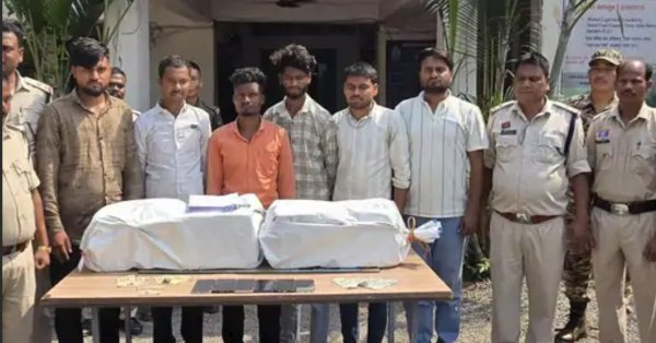 बड़ी कार्रवाई: 54 किलो गांजा के साथ अंतरराज्यीय तस्करी गिरोह के 6 आरोपी गिरफ्तार