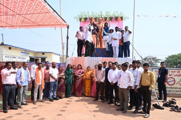 कुहेरा में अटल नगर भाजपा मंडल द्वारा डॉ. भीमराव अम्बेडकर जयंती पर श्रद्धांजलि कार्यक्रम आयोजित