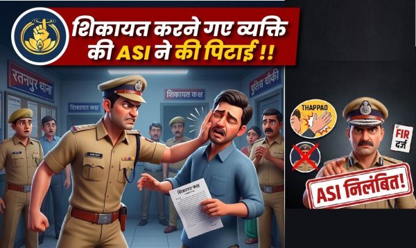 थाने में शिकायतकर्ता से मारपीट के आरोप में एएसआई निलंबित, एफआईआर दर्ज