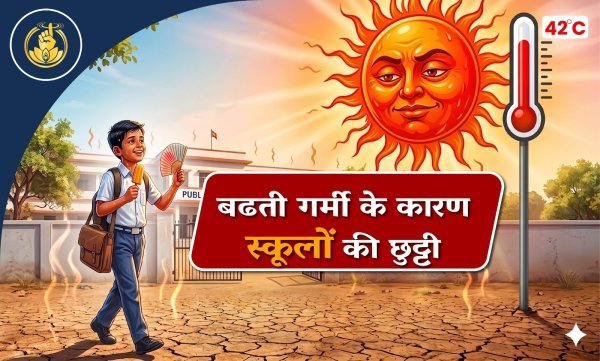 भीषण गर्मी के चलते छत्तीसगढ़ में स्कूलों की गर्मी छुट्टियाँ 20 अप्रैल से घोषित, सरकार ने बदला अवकाश कार्यक्रम