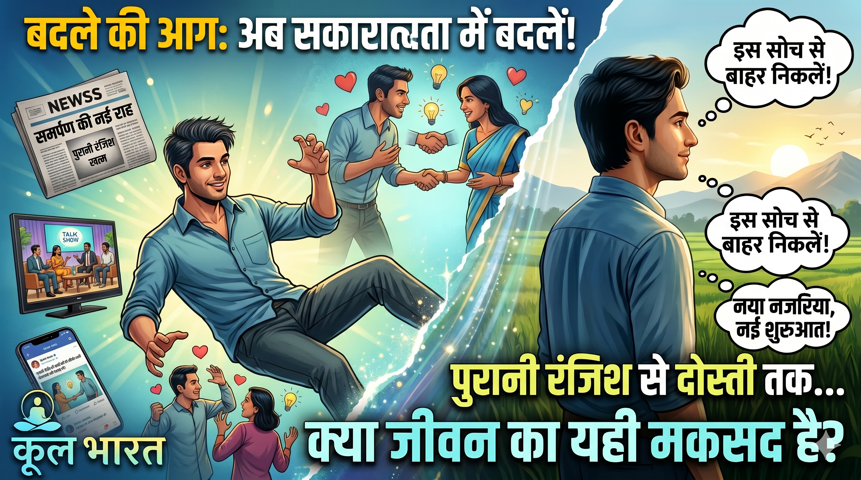 सूरज अंधेरे से नहीं लड़ता, वह बस चमकता है और अंधेरा खुद ही खत्म हो जाता है