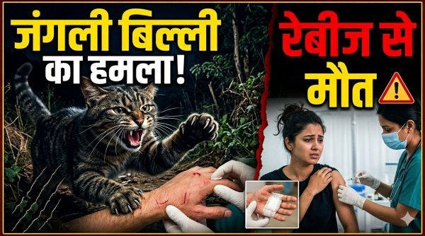 जंगली बिल्ली के काटने से महिला की मौत, झाड़-फूंक में उलझे रहे परिजन; अस्पताल पहुंचने तक फैल चुका था रेबीज