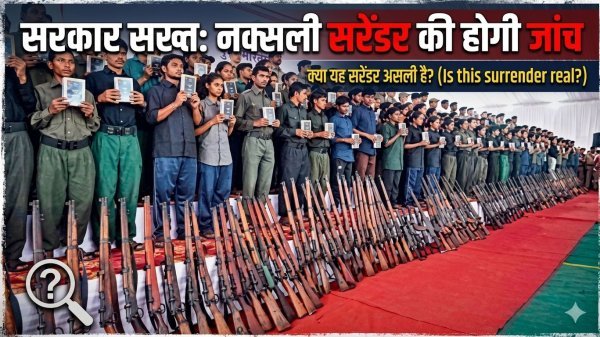 नक्सल सरेंडर की जांच होगी सख्त, छत्तीसगढ़ सरकार ने एसपी को दिए विशेष अधिकार