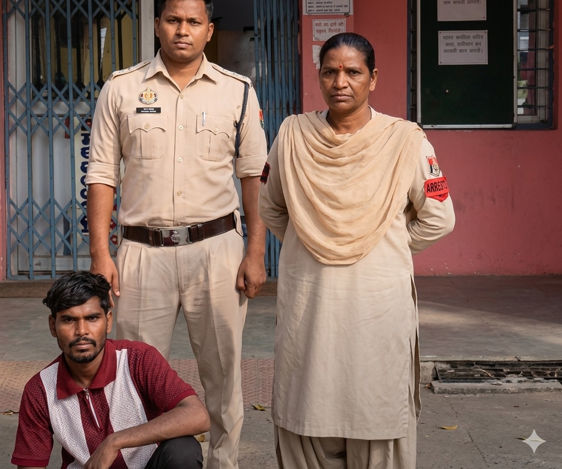 गिरफ्तार आरोपी