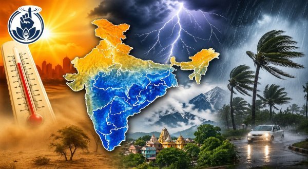 मौसम का मिजाज : छत्तीसगढ़ समेत देश के 11 राज्यों में तूफानी हवाओं की चेतावनी, आंधी-बारिश का अलर्ट