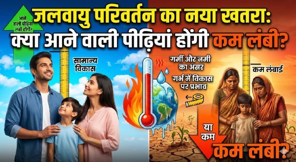 नया खतरा : असंतुलित गर्मी और सर्दी से गर्भ में ही प्रभावित हो रही हमारी आने वाली पीढ़ी की औसत हाईट