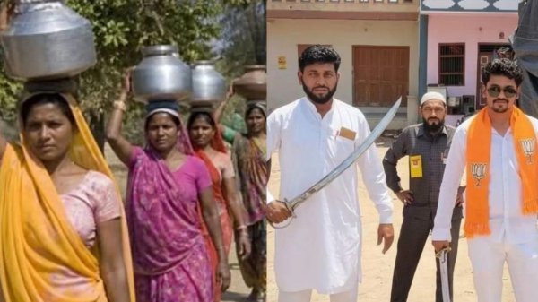 चुनावी हार की सनक : पूर्व नेता ने पूरे गांव का पानी रोका, तलवार लहराकर ग्रामीणों को धमकाया