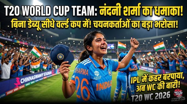 बिना इंटरनेशनल डेब्यू : नंदनी शर्मा का वर्ल्ड कप टीम में चयन, WPL में धमाकेदार प्रदर्शन का इनाम