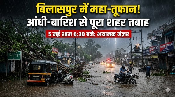 तूफान का कहर : तेज आंधी-बारिश से जनजीवन अस्त-व्यस्त, घंटों ठप रही बिजली-पानी व्यवस्था