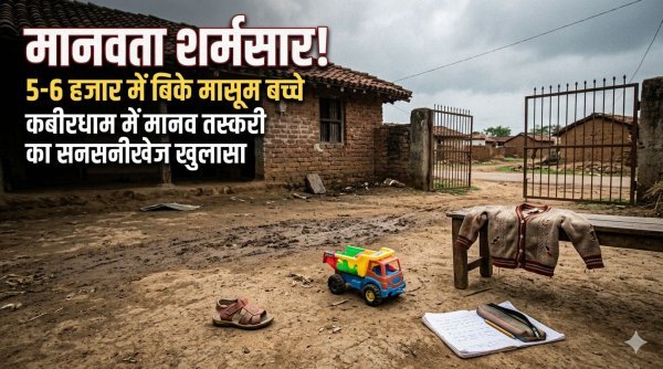 मानवता शर्मसार :  5–6 हजार में नाबालिग बच्चों की खरीद-फरोख्त का खुलासा, 6 मासूमों का रेस्क्यू