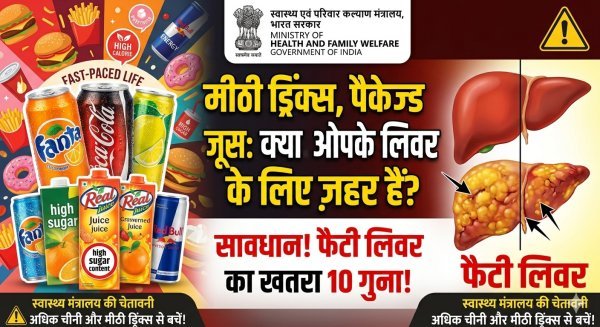 मीठी ड्रिंक्स : साइलेंट किलर, तेजी से बढ़ रहा फैटी लिवर का खतरा
