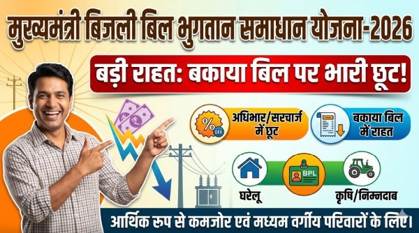 समाधान योजना : मुख्यमंत्री बिजली बिल भुगतान से उपभोक्ताओं को राहत