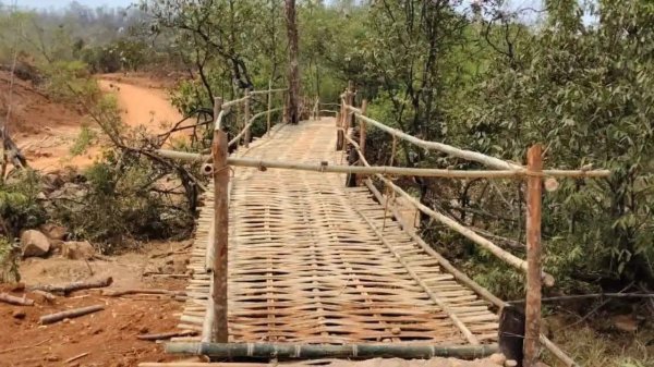 जनसेवा की मिसाल : ITBP जवानों ने स्थानीय लोगों के सहयोग से तैयार किया टिकाऊ पुल