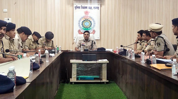 पुलिस की क्राइम मीटिंग