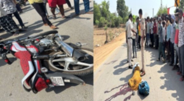 दर्दनाक हादसा : हेडफोन लगाकर बाइक चला रहे युवक,  ट्रैक्टर से टक्कर, मौके पर मौत