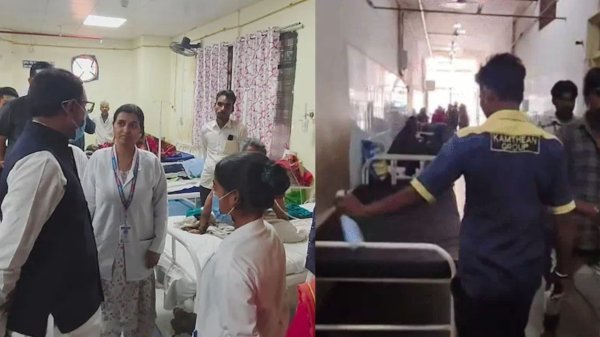 मंत्री के दौरे ने खोली परतें : अस्पताल में गंदगी छुपाने की कोशिश, मरीजों ने बताई असली स्थिति
