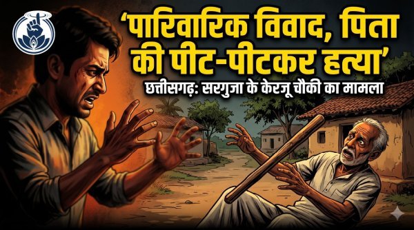 खौफनाक वारदात : बेटे ने पिता को पीट-पीटकर उतारा मौत के घाट, गांव में सनसनी
