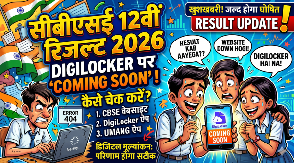 CBSE 12th Result 2026 LIVE :  कल जारी होगा रिजल्ट! DigiLocker पर Coming Soon से बढ़ी छात्रों की बेचैनी
