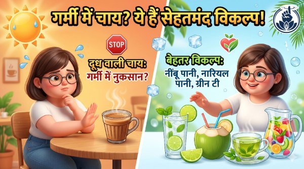 गर्मी में दूध वाली चाय : दूरी जरूरी ,विशेषज्ञों ने बताए हेल्दी विकल्प, सेहत को मिल सकता है बड़ा फायदा