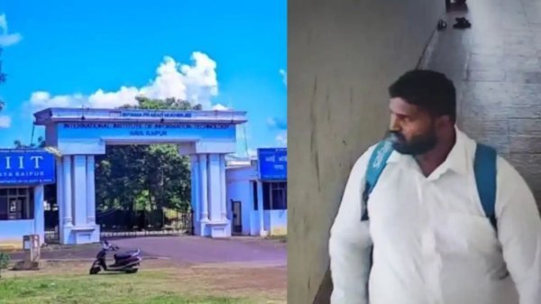 हॉस्टल में चोरी : 15 से ज्यादा लैपटॉप लेकर युवक फरार, CCTV में कैद हुआ संदिग्ध