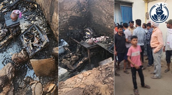 दर्दनाक हादसा : सिलेंडर ब्लास्ट ने छीनी चार जिंदगियां, जांच में जुटी पुलिस और फॉरेंसिक टीम