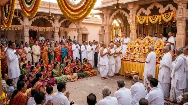 अंजनशलाका प्रतिष्ठा महोत्सव : भक्तिमय हुआ नवकार नगर धर्म, आस्था और आध्यात्मिक ऊर्जा का भव्य संगम