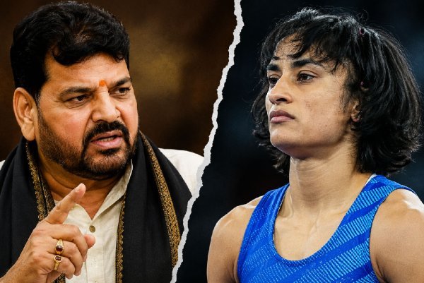बृजभूषण-विनेश विवाद : फिर गरमाया, तीखे बयान से बढ़ी सियासी और खेल जगत में हलच