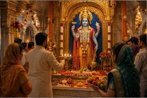 अपरा एकादशी व्रत : भगवान विष्णु की भक्ति में डूबा रायपुर, मंदिरों में उमड़ी श्रद्धालुओं की भीड़