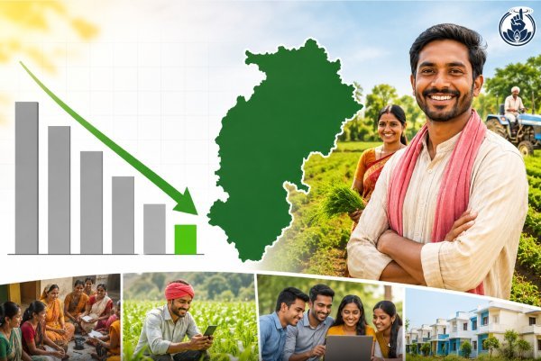 ग्रामीण अर्थव्यवस्था मजबूत : पीएलएफएस 2025 में छत्तीसगढ़ का शानदार प्रदर्शन, बेरोजगारी घटी