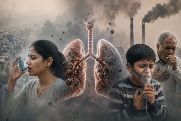 वायु प्रदूषण : बना साइलेंट किलर, बच्चों के फेफड़ों पर सबसे ज्यादा असर