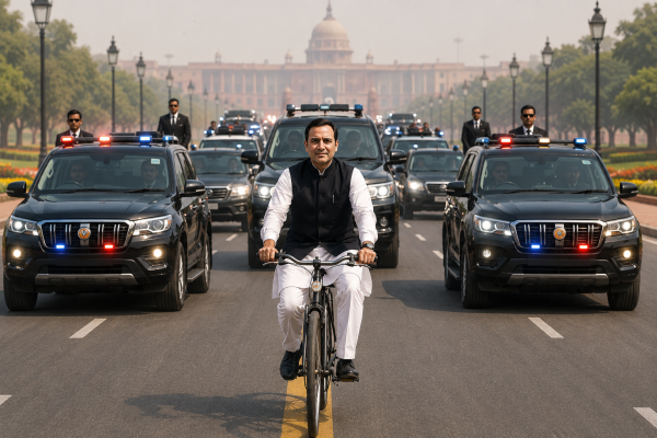 साइकिल में सरकार : देश को दिखावटी नहीं ईमानदार पहल की जरूरत
