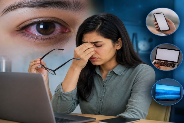 मोबाइल-लैपटॉप :  बढ़ाई आंखों की परेशानी, तेजी से फैल रहा ड्राई आई सिंड्रोम
