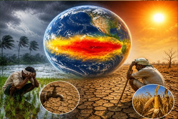 सुपर अलनीनो का खतरा : 2026 में रिकॉर्ड गर्मी, कमजोर मानसून, प्राकृतिक आपदाओं का बढ़ संकट
