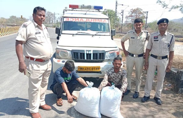 गांजा तस्करी : एम्बुलेंस बनी गांजा सप्लाई का जरिया, अंतरराज्यीय नेटवर्क का बड़ा खुलासा