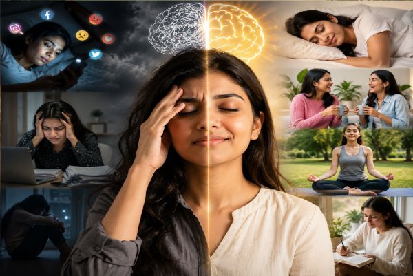 मेंटल हेल्थ :  तनाव और अकेलापन बना रहे लोगों को मानसिक रूप से कमजोर