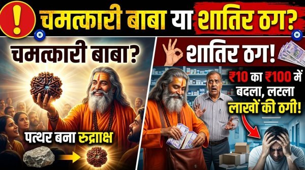 चमत्कारी बाबा : मेडिकल संचालक को सम्मोहन के जाल में फंसाया, सोने की अंगूठी और नकदी लेकर रफूचक्कर