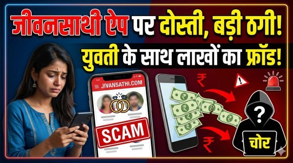 साथी की तलाश पड़ी भारी : जीवनसाथी ऐप पर फर्जी प्रोफाइल बनाकर युवती से ठगी, नशीला पदार्थ दे लूट कर फरार