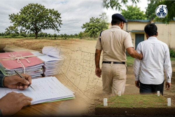 राजस्व विभाग : बिना रजिस्ट्री दस्तावेजों में हेरफेर कर आदिवासी  जमीन का नामांतरण, आरोपी फरार