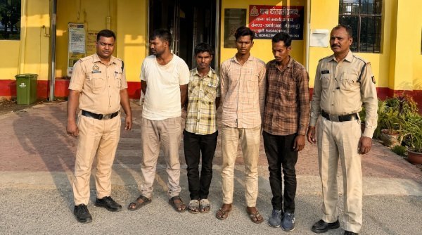 खुलासा : 24 घंटे में बिजली तार चोरी कांड के 5 आरोपी गिरफ्तार