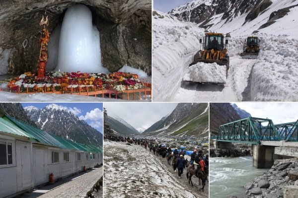 पूर्ण आकार : 7 फीट ऊंचे शिवलिंग की पहली तस्वीरें आईं सामने, इस बार हाईटेक सुविधाओं के साथ शुरू होगी अमरनाथ यात्रा