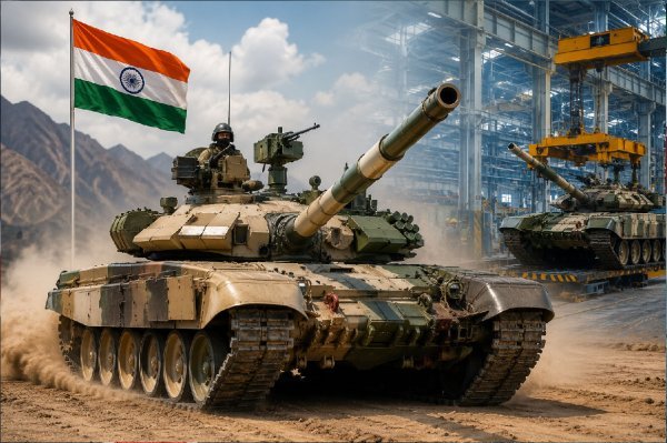 भारत : मेक इन इंडिया की बड़ी सफलता, भारत में बना 1000वां T-90