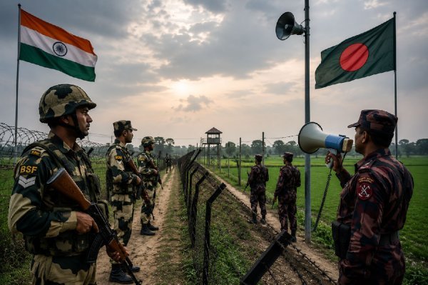 भारत-बांग्लादेश :  असम से बंगाल तक बॉर्डर पर तनाव, BSF और BGB आमने-सामने
