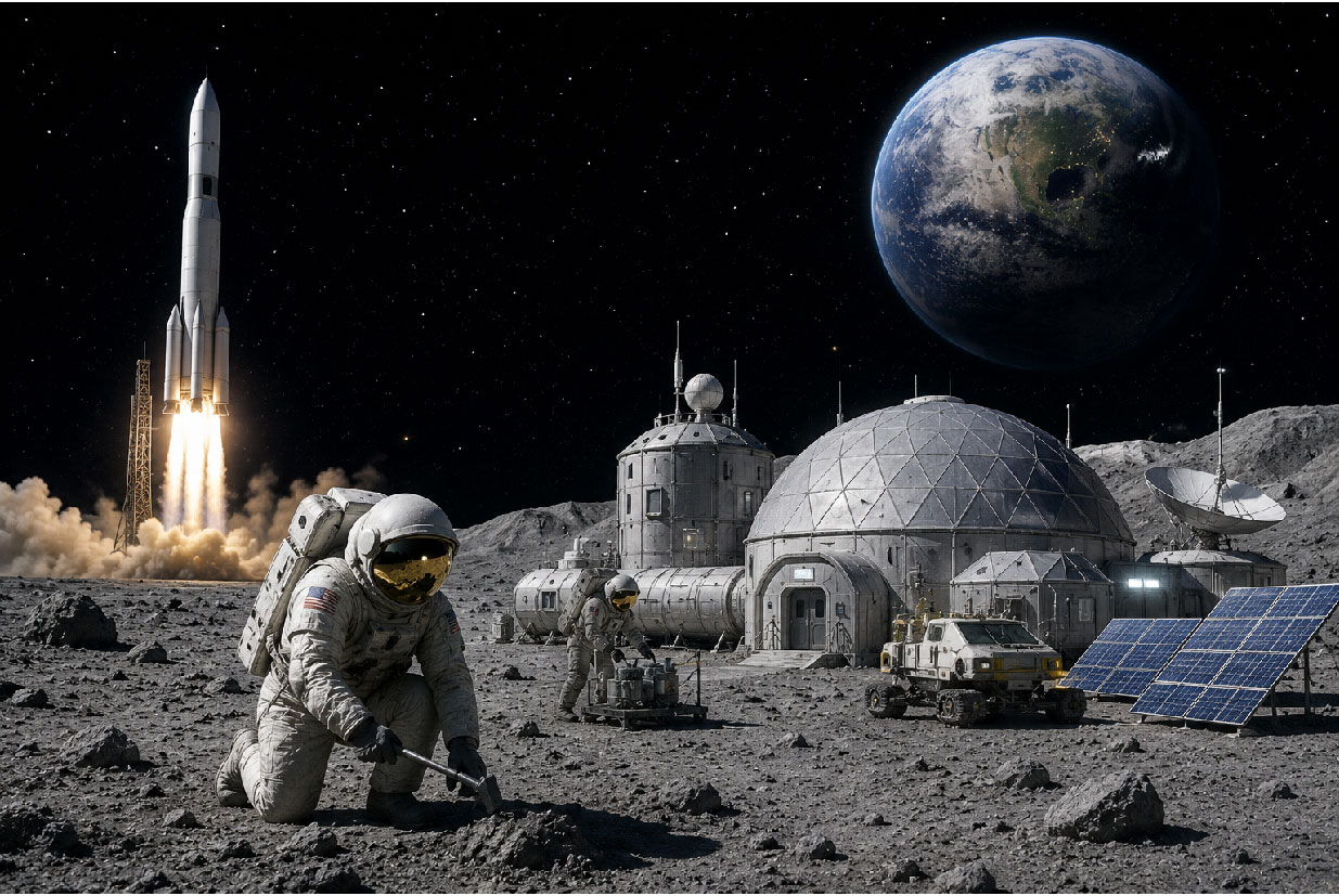 चांद पर NASA का स्थायी बेस