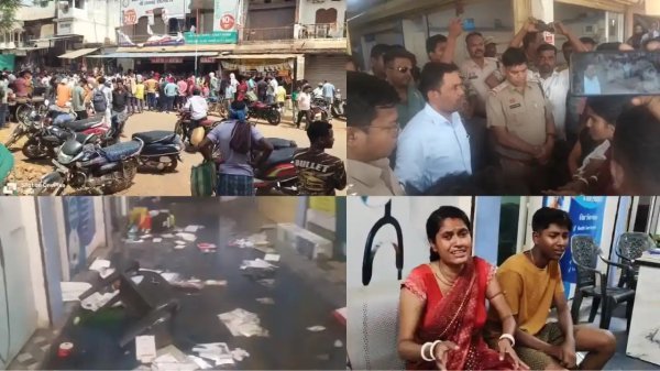 मौत से आक्रोश : बच्ची की मौत के बाद फूटा गुस्सा, पखांजूर के निजी अस्पताल में तोड़फोड़