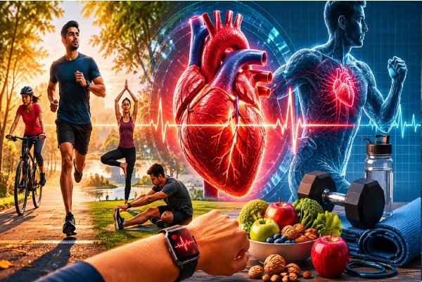 हृदय रोग  : बचाव के लिए कितनी जरूरी है एक्सरसाइज, फिटनेस लेवल बढ़ता है
